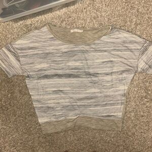 PrAna Lurie Stone Bonita Organic Cotton Striped Top